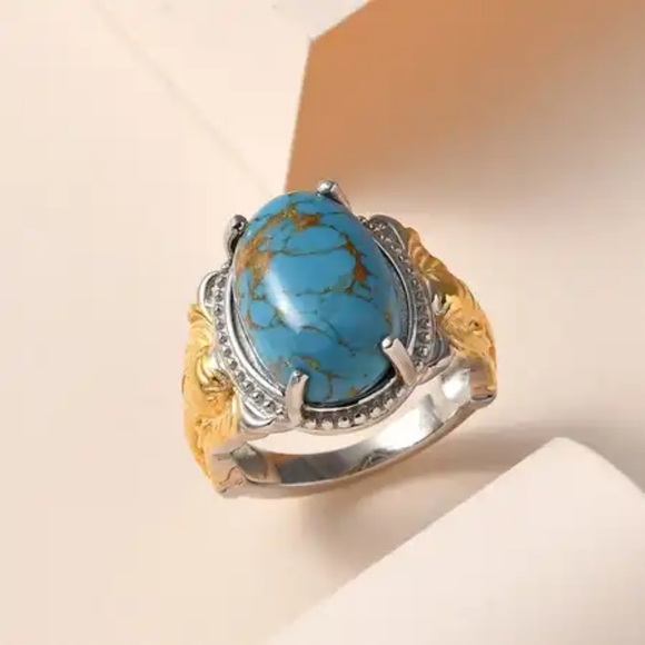 Mojave Blue Turquoise Ring - Picture 4 of 6